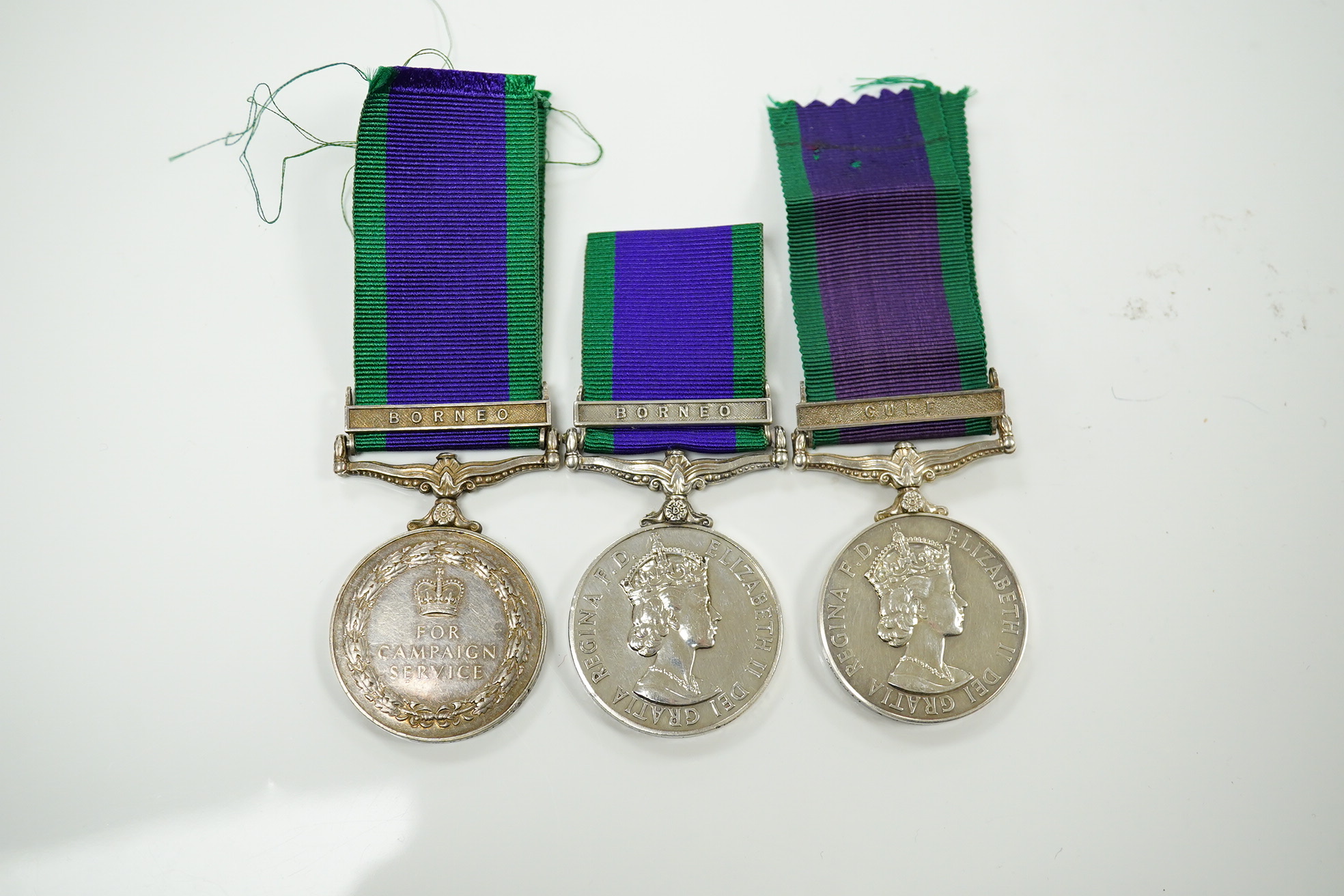 Three ERII General Service Medals